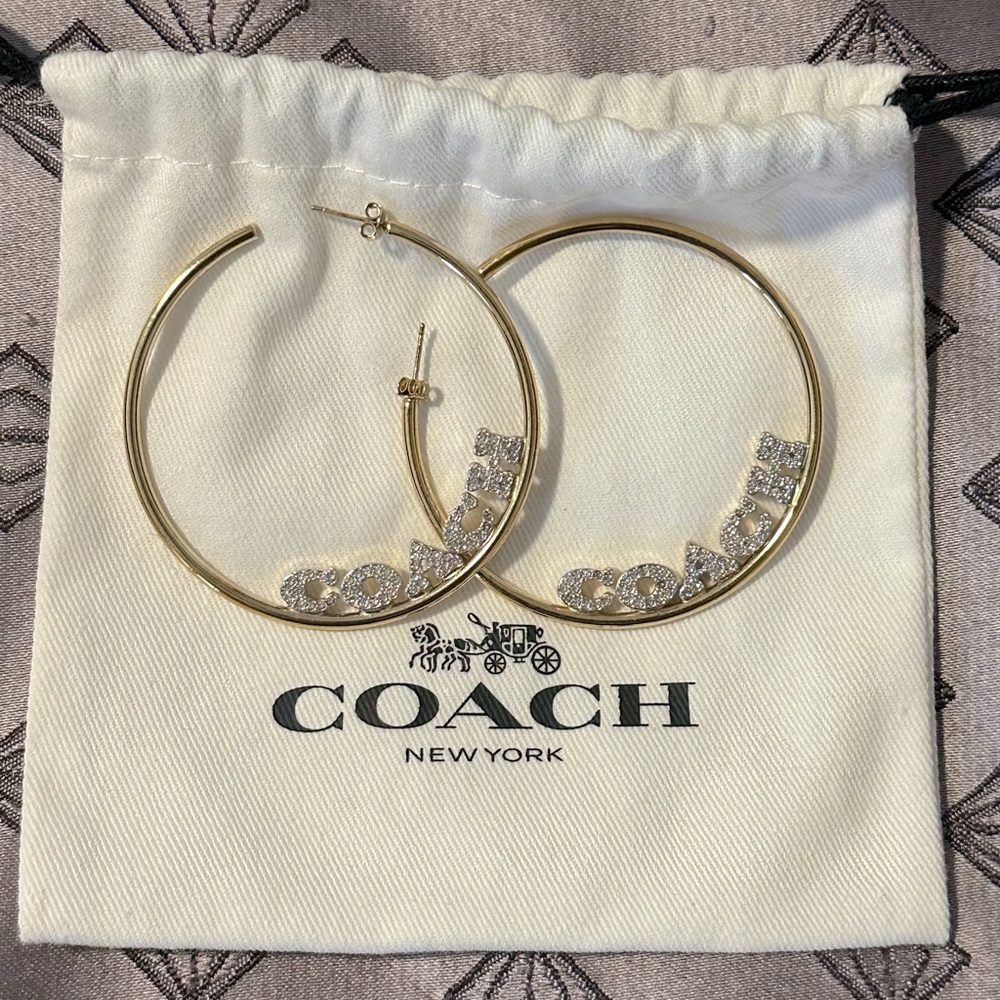 Coach Hoop Earring
